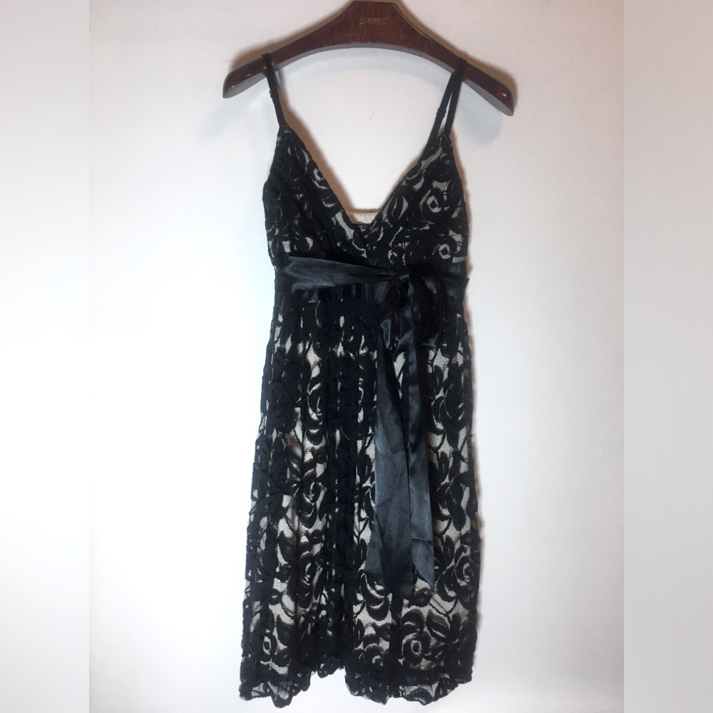 Lace Cocktail Dress “Agua”. Babydoll Formal Style. Evening or Wedding Dress